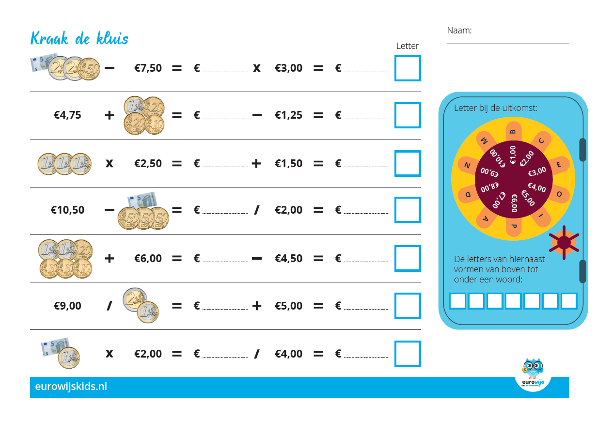 Kraak de kluis - Eurowijskids