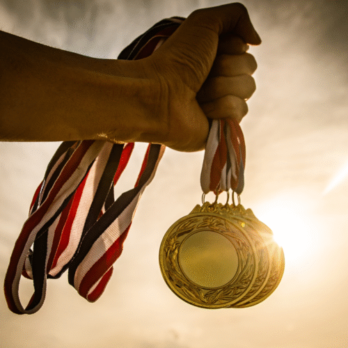 Hoeveel goud zit er in een gouden medaille?