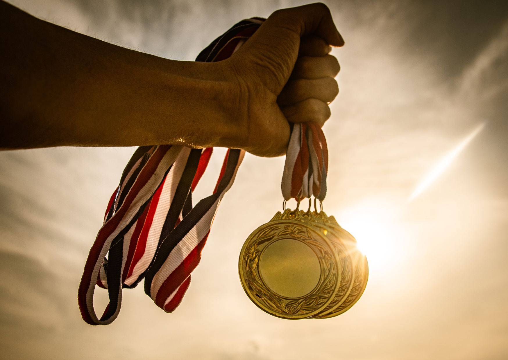 Hoeveel goud zit er in een gouden medaille?